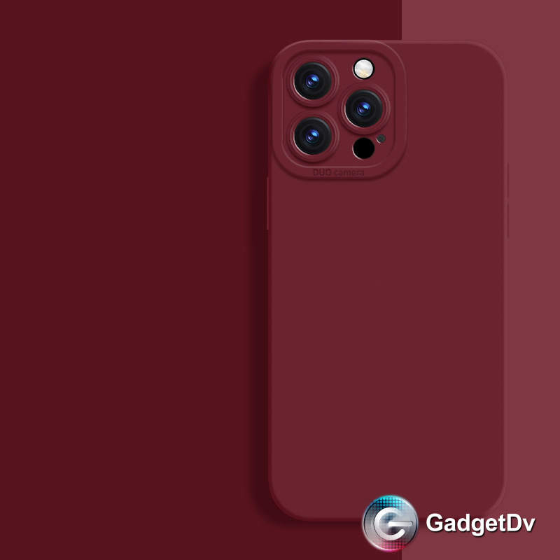 23392 Защитная крышка iPhone 15 Pro Max однотонная силиконовая
