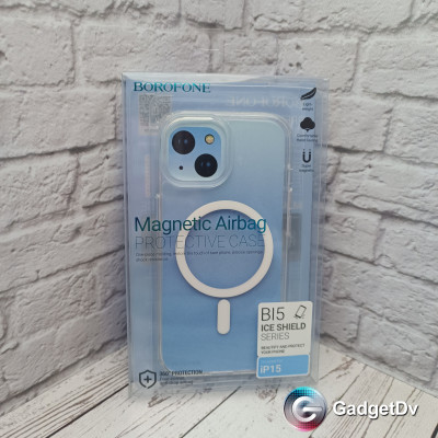 35024  iPhone 15 Защитная крышка, Borofon Magnetic 