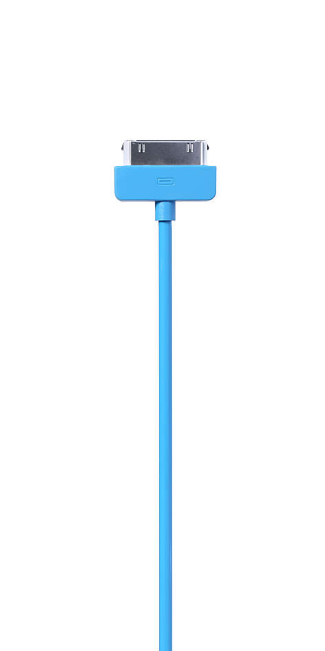 5-1015 Кабель USB iPhone4 1m Remax (голубой)