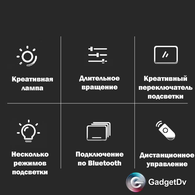23641 Портативная левитирующая Bluetooth колонка "Луна"