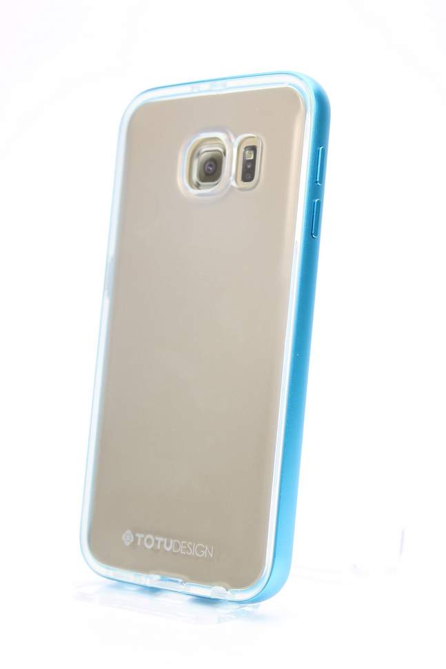 14-188 Galaxy S6 Защитная крышка силиконовая (голубой)