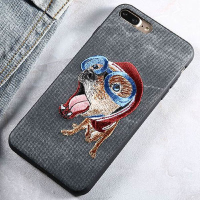 5326 iРhone 6+ Защитная крышка силиконовая (черный)