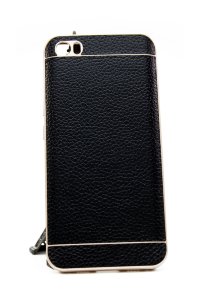 7533 Защитная крышка Xiaomi Mi5 кожаная с бампером (черный)