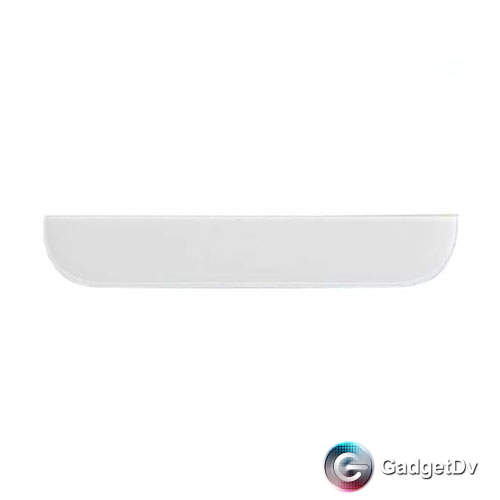 Стеклянная вставка в корпус низ iPhone 5S (белый)