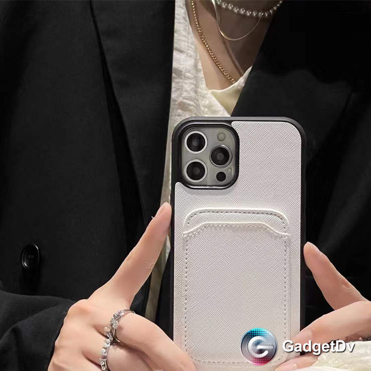 23292 iPhone 11 защитная крышка-чехол, кожаная с кармашком