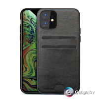 23292 Защитная крышка iPhone 11, кожаная с кармашком