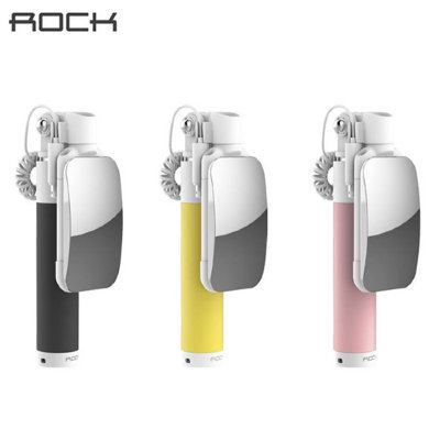 1069 Монопод for iPhone7 600 mm Rock (розовое золото) Roto758