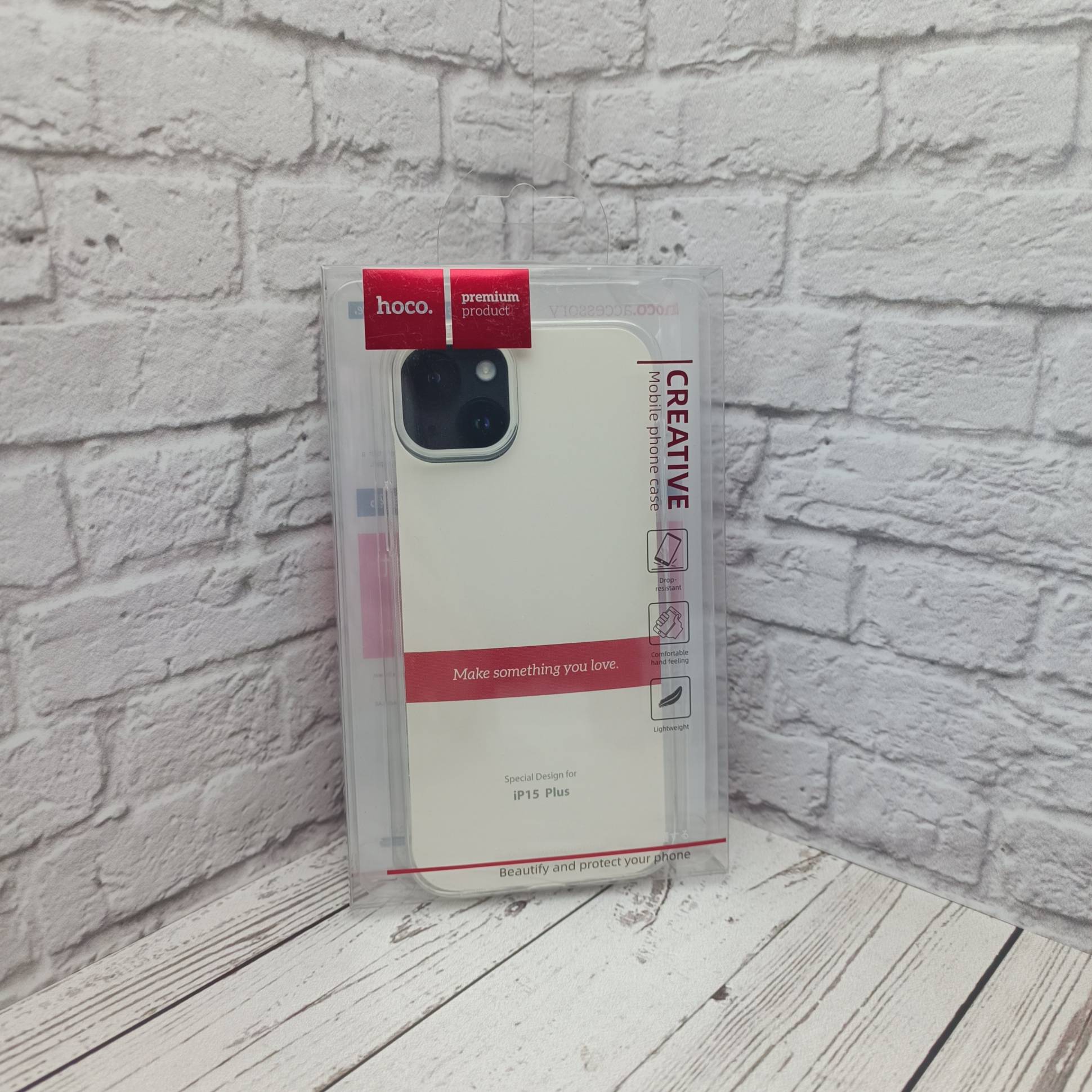 35026 iPhone 15Plus защитная крышка-чехол Hoco