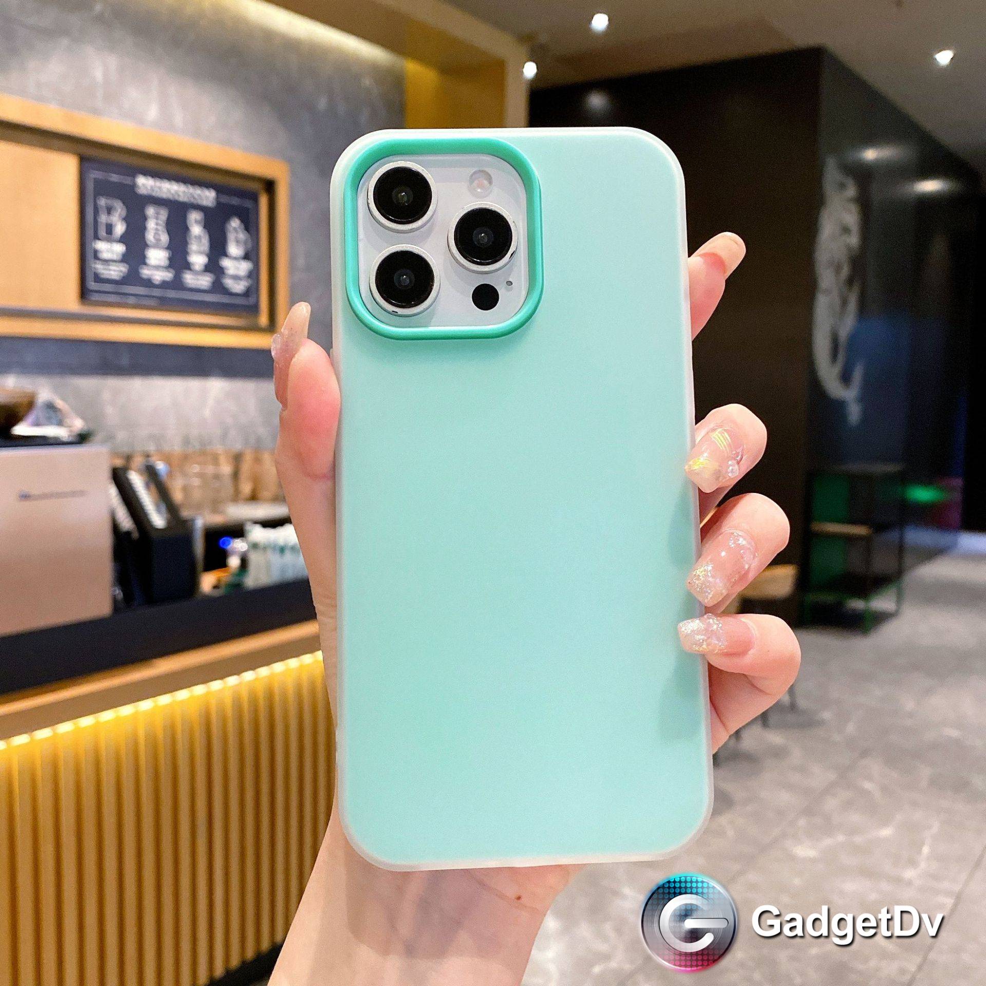 38043 iPhone 15 Защитная крышка неон