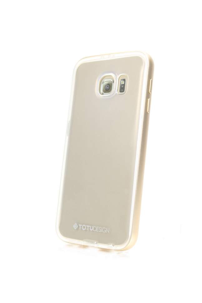 14-188 Galaxy S6 Защитная крышка силиконовая (золотой)