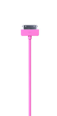 5-1017 Кабель USB iPhone4 1m Remax (розовый)