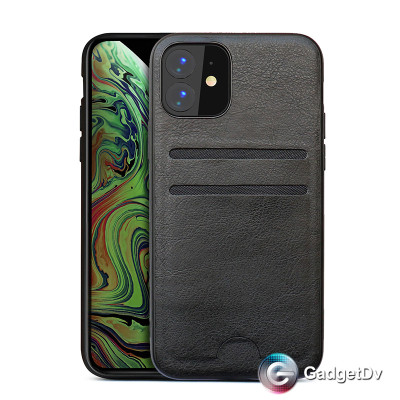 23293  iPhone13 Pro защитная крышка-чехол, кожаная с кармашком