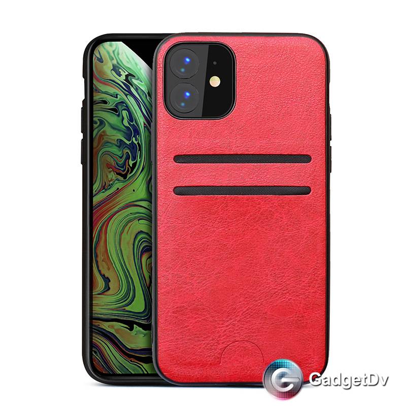 23293 iPhone13 Pro защитная крышка-чехол, кожаная с кармашком