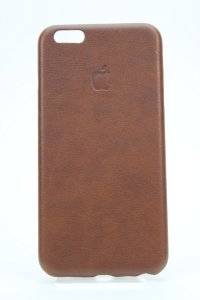 17-116 iРhone 6+ Защитная крышка кожаная (коричневый)