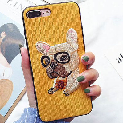 5328 iРhone 6+ Защитная крышка силиконовая (коричневый)