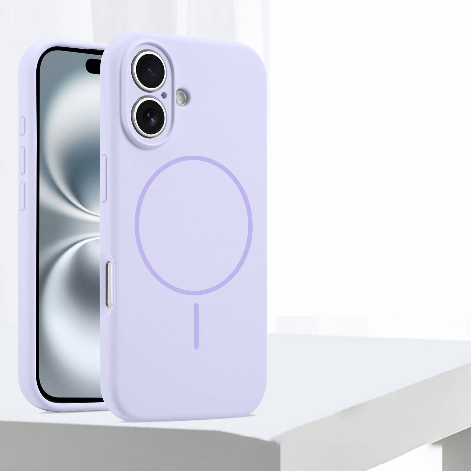 38656 iPhone 17 защитная крышка-чехол Silikone Case с MagSafe