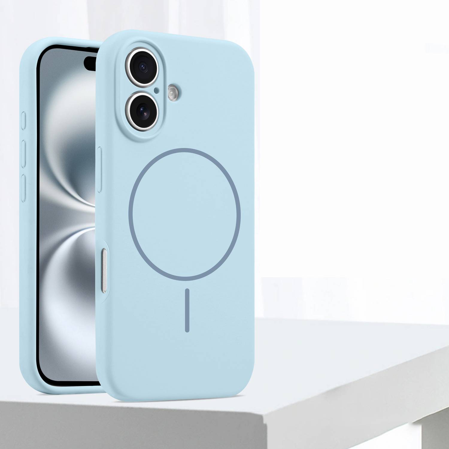 38656 iPhone 17 защитная крышка-чехол Silikone Case с MagSafe