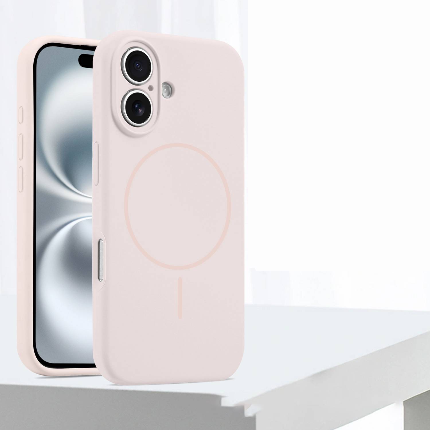 38656 iPhone 17 защитная крышка-чехол Silikone Case с MagSafe