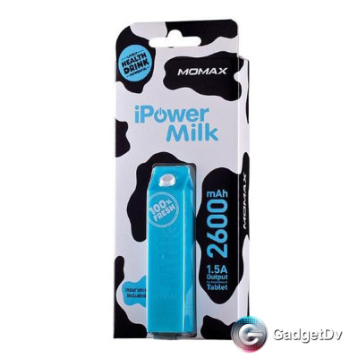 10562 Портативный аккумулятор Milk 2600 mAh