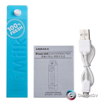 10562 Портативный аккумулятор Milk 2600 mAh