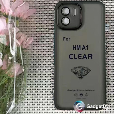 23396 Xiaomi Redmi 10C защитная крышка-чехол, прозрачная с цвет.краями