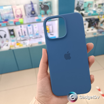 31029 iPhone 16 ProMax защитная крышка-чехол Silicone Cace с логотипом