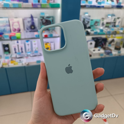 31029 iPhone 16 ProMax защитная крышка-чехол Silicone Cace с логотипом