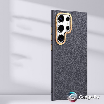 38433 Samsung S24Ultra защитная крышка-чехол, кож. 