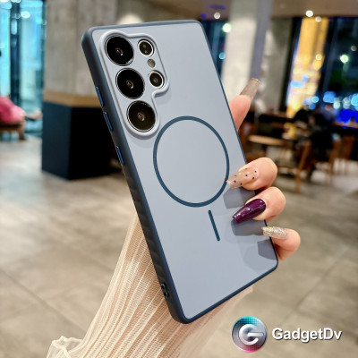 38657 Samsung S23 защитная крышка-чехол пластик с MagSafe 