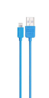 5-1019 Кабель USB iPhone5 1m Remax (голубой)