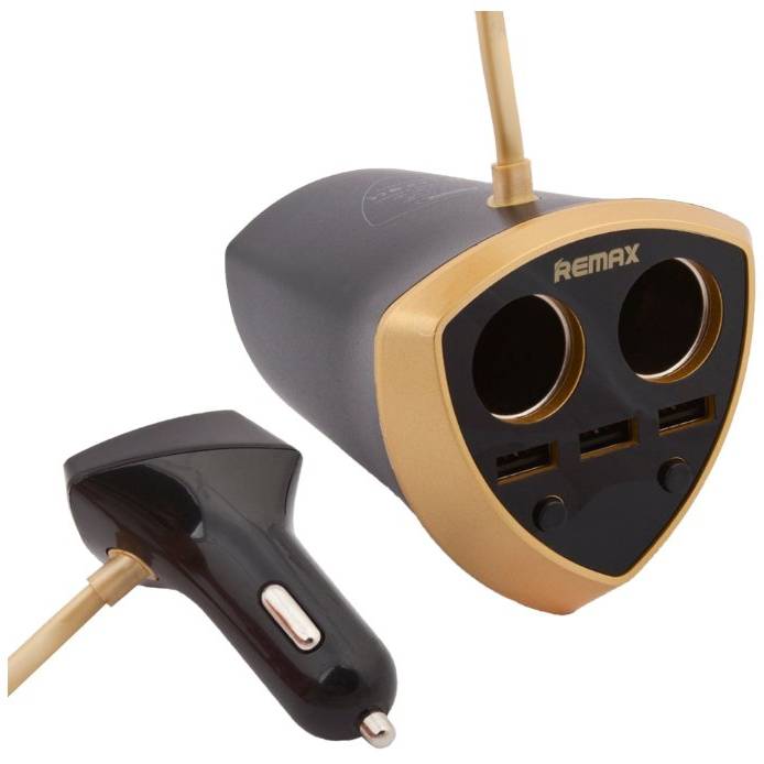 Автомобильное зарядное устройство 3-USB Remax CR-3XP (60430)