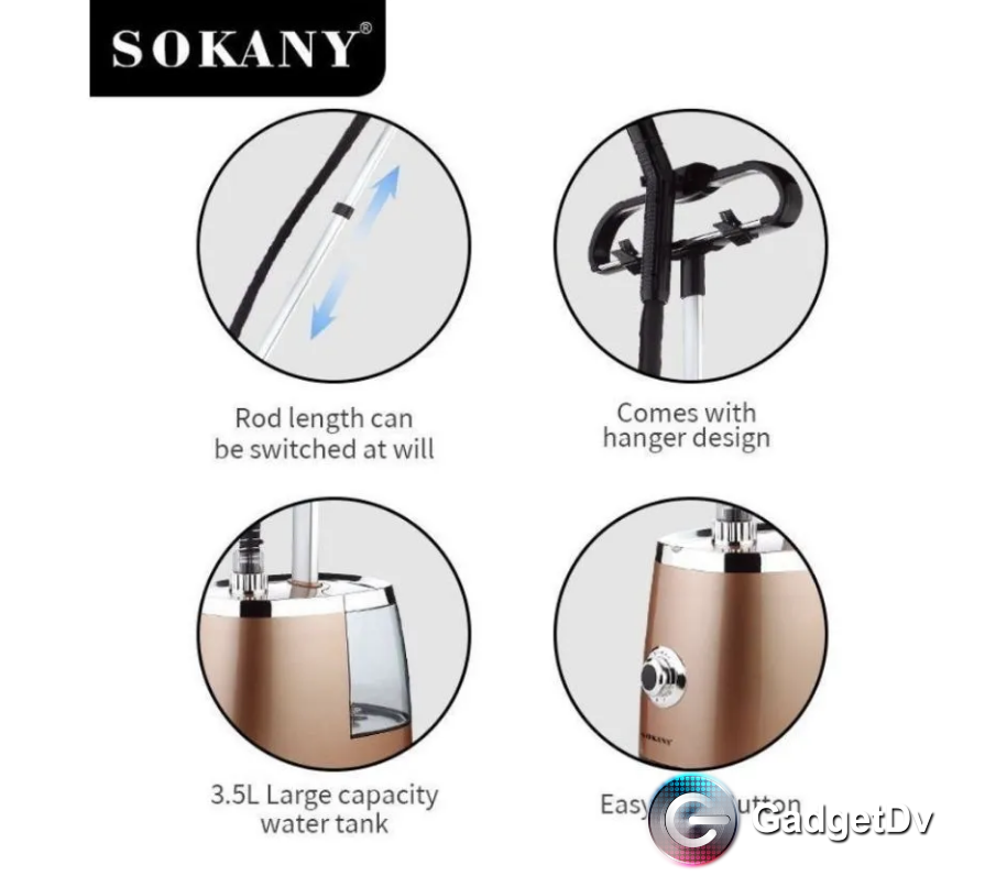 23095 Отпариватель Sokany SK-4012 3,5 л, 2000W