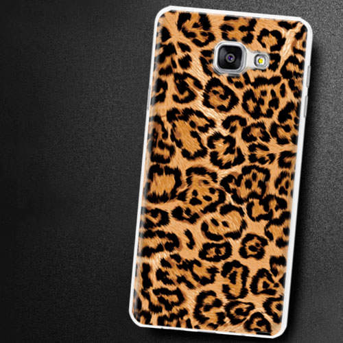 9679 Samsung A3 (2016) Защитная крышка силиконовая (леопард)