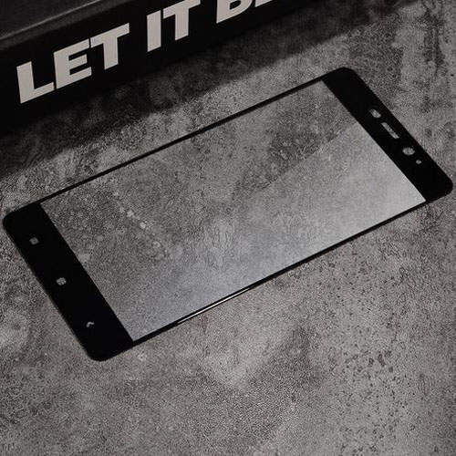 2986 Xiaomi Redmi4 Защитное стекло (черный)