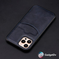 36029 iPhone 16 ProMax защитная крышка-чехол с картхолдером кож.