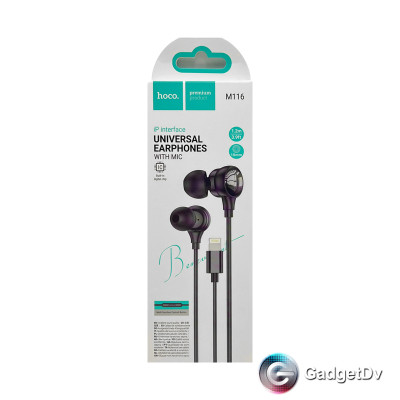 37020 Наушники Hoco M116 lighting 