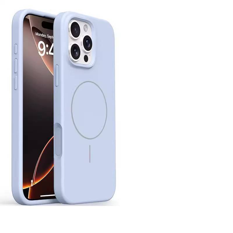 38229 iPhone 17 защитная крышка-чехол силикон однотонный