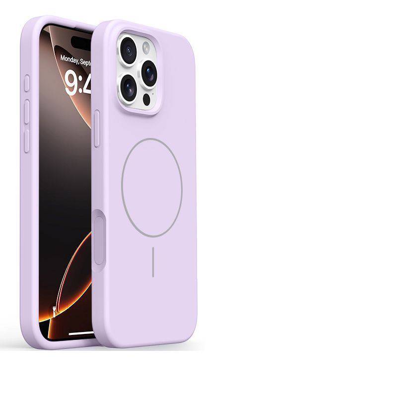 38229 iPhone 17 защитная крышка-чехол силикон однотонный