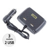 Автомобильное зарядное устройство1512 USBх2 (60431)