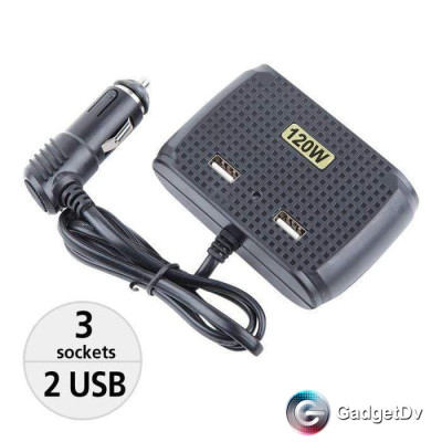 Автомобильное зарядное устройство1512 USBх2 (60431)