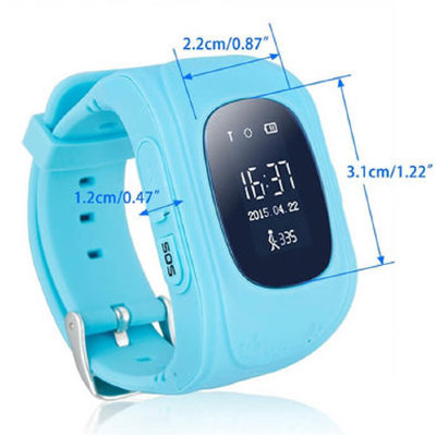 8607 Детские часы с GPS-модулем Smart Baby Watch Q50 Wonlex (голубой)