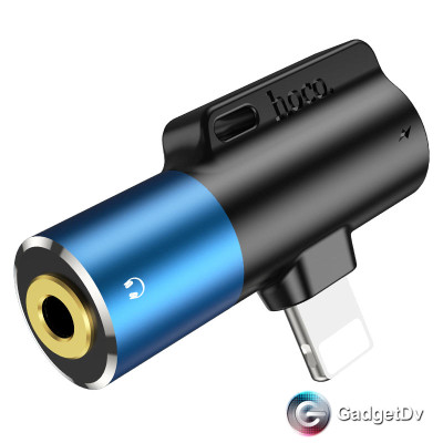 20224 Переходник lighting/3.5 jack/lighting, Hoco LS32