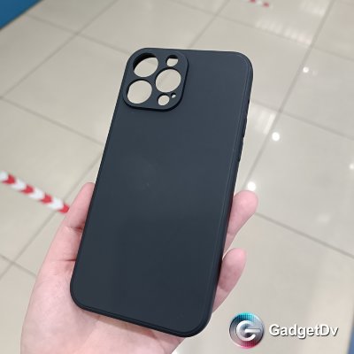 20826  iPhone13 ProMax защитная крышка-чехол, однотонный силикон