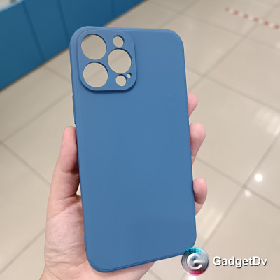 20826  iPhone13 ProMax защитная крышка-чехол, однотонный силикон