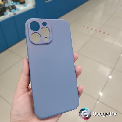 20826  iPhone13 ProMax защитная крышка-чехол, однотонный силикон