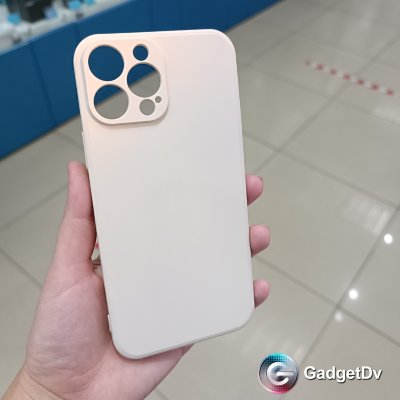 20826  iPhone13 ProMax защитная крышка-чехол, однотонный силикон