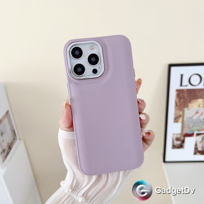 20826  iPhone13 ProMax защитная крышка-чехол, однотонный силикон