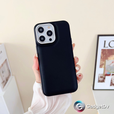 20826  iPhone13 ProMax защитная крышка-чехол, однотонный силикон