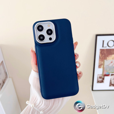 20826  iPhone13 ProMax защитная крышка-чехол, однотонный силикон