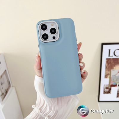 20826  iPhone13 ProMax защитная крышка-чехол, однотонный силикон